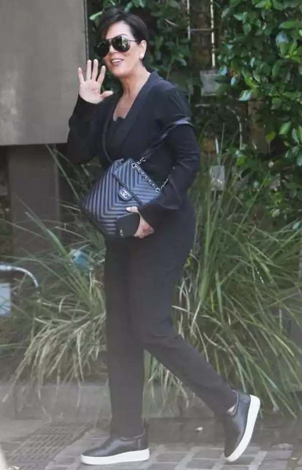 Kris Jenner steps out for first time following car crash